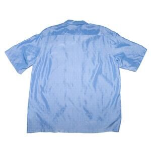 Comme Des Garcons Homme SS 2002 Blue Rayon Polka Dot Shirt